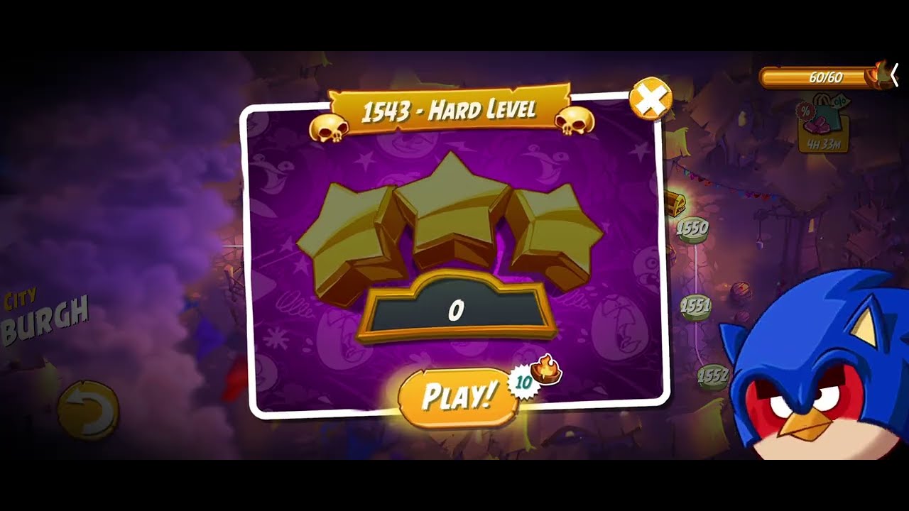 Angry Birds 2 Hard Level 1543 | Level 1543 | Angry Birds 2 | Angry Birds | A B 2 | AB2 | AB2