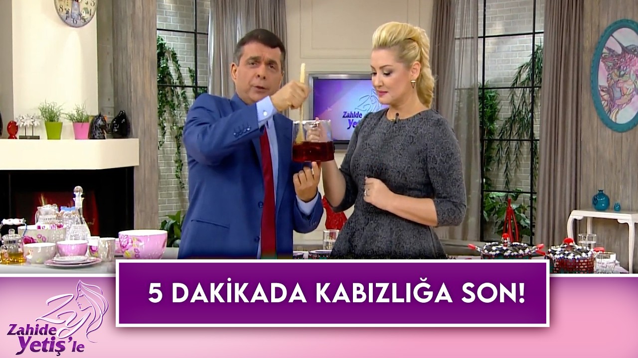 Kabızlığa karşı lezzetli tarif! | Zahide Yetiş'le