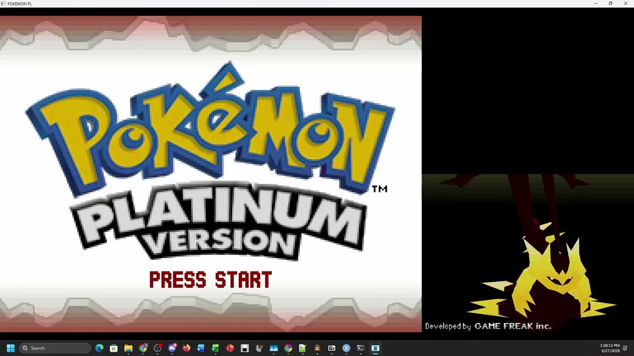 So there's now a native PC port of Pok&eacute;mon Platinum