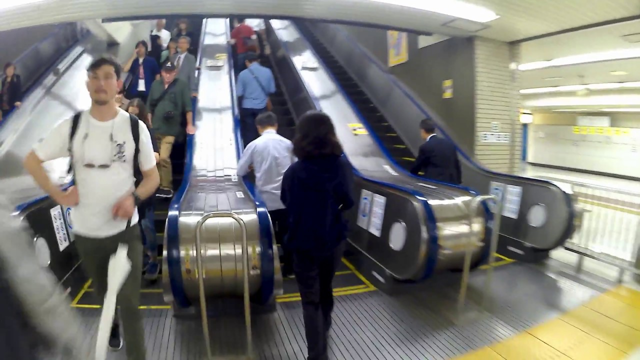 【4K乗換動画】東京駅　横須賀線、総武線ホーム～新幹線中央のりかえ口　乗り換え案内　MGCOOL アクションカメラ