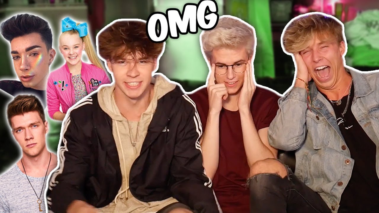 REACTING TO YOUTUBERS WE DON'T WATCH | WeAreTheDads