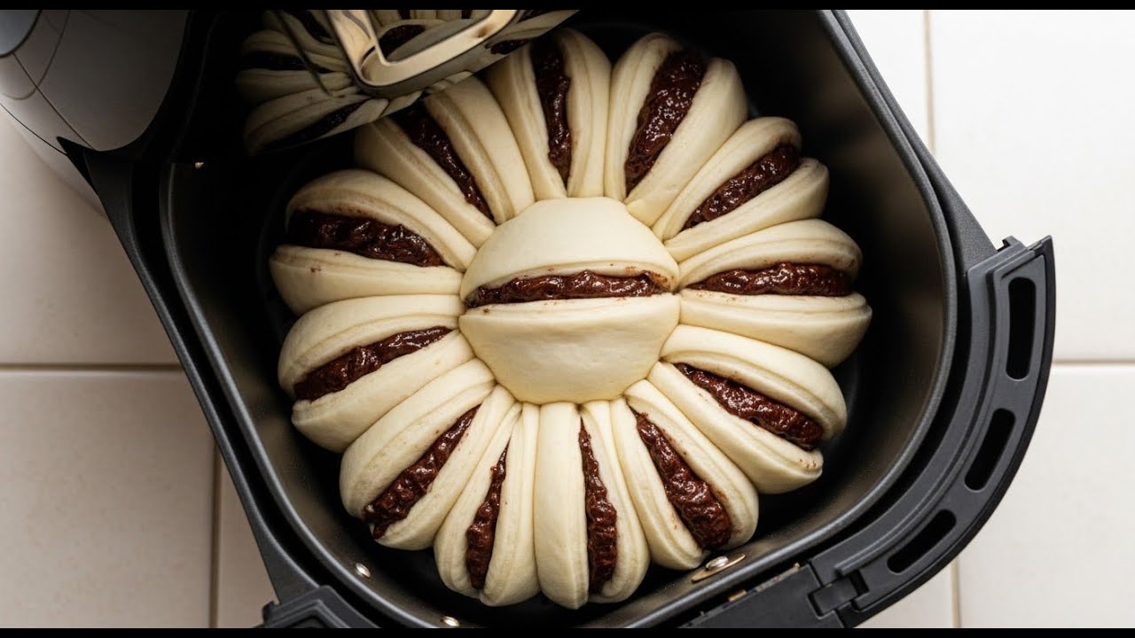 Вы это просто разорвете! Шоколадный хлеб, приготовленный во фритюрнице 🍫🔥