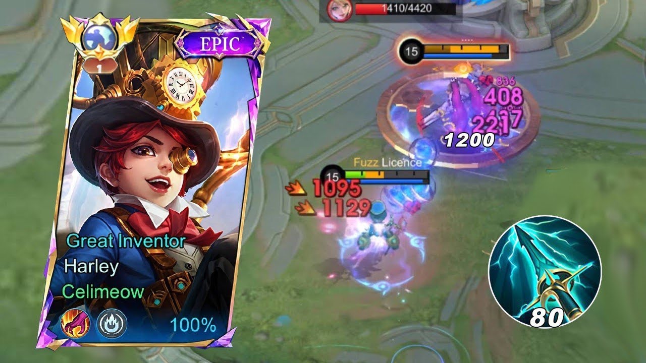 HARLEY MAGIC DAMAGE FULL BURST 💥MLBB