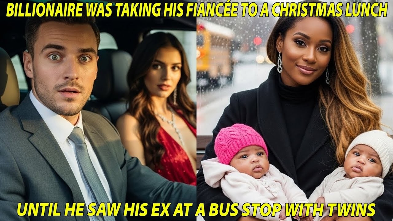 BILLIONAIRE TAKES FIANCÉE TO CHRISTMAS LUNCH — SEES HIS EX AT BUS STOP WITH TWINS