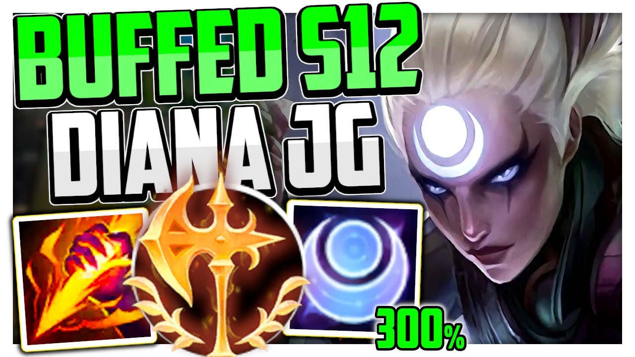Diana Jungle 250% to 300% DAMAGE BUFF VS MONSTERS 👌 | Diana Jungle Guide Season 12 League of Legends