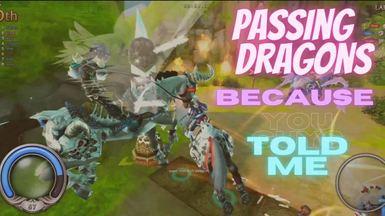 Alicia Online -  Magic Team Race But I'm Actually Passing Dragons (CHALLENGE)