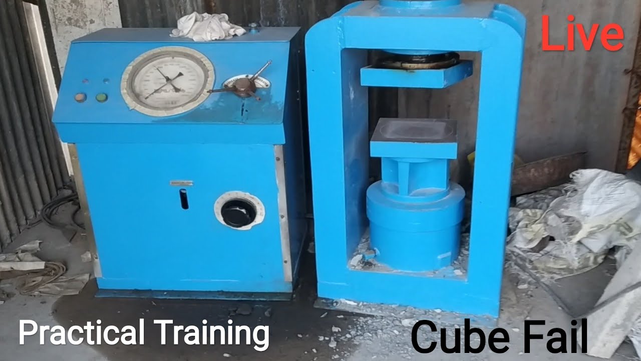 Practical Training for Site Engineer must watch  | Concrete Cube Test | What if cube Test get Fail
