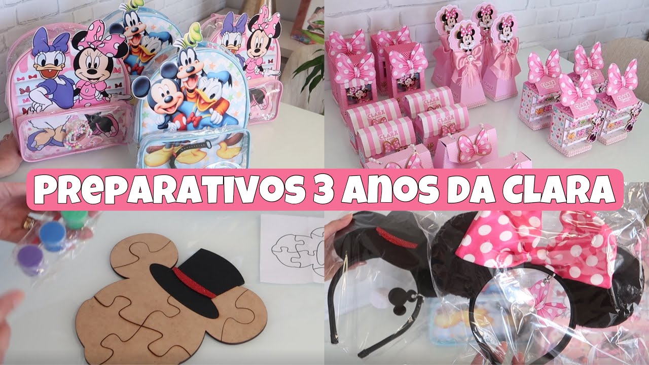 PREPARATIVOS PARA O ANIVERSÁRIO DE 3 ANOS DA CLARA