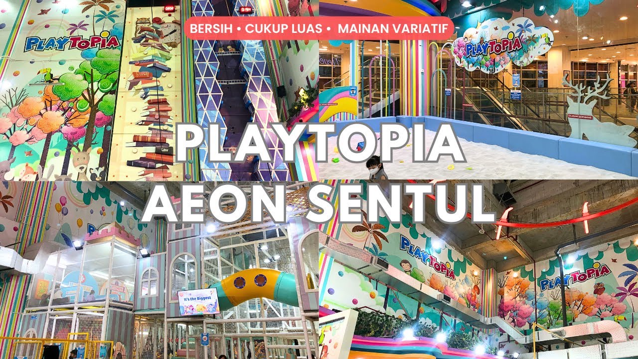 PLAYTOPIA AEON SENTUL (BOGOR) - Cobain Wall Climbingnya! || Playground Eps. 05 #playtopia