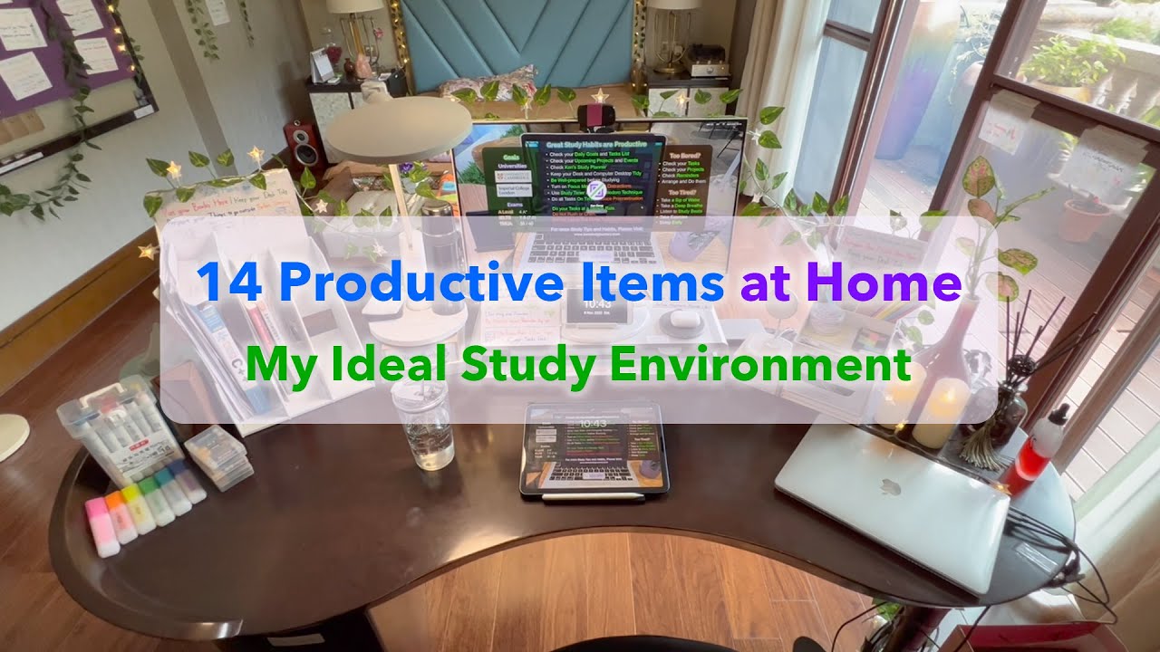14 Items that Boosted my Productivity at Home (2022) | My Ideal Study Environment