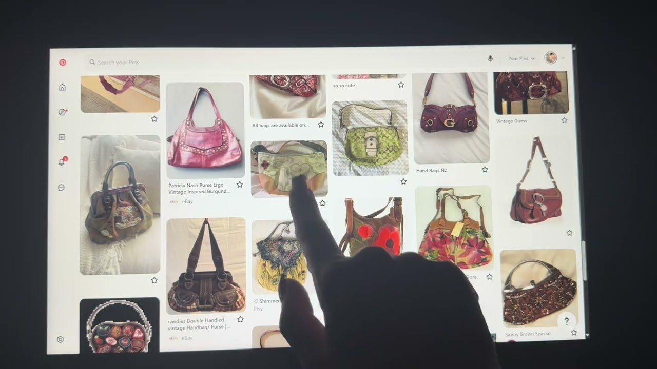 ASMR showing you my pinterest boards!!