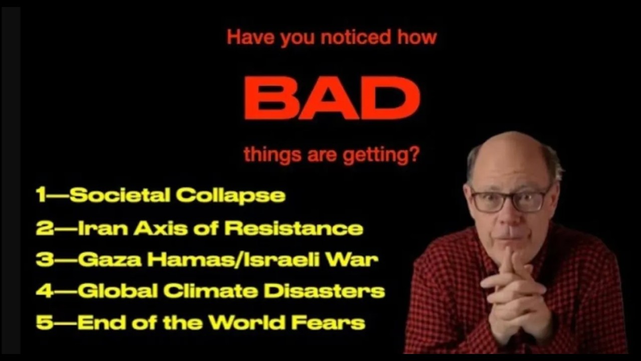 NOTICE HOW BAD THINGS ARE GETTING? TIME TO GET MORE SERIOUS ABOUT GOD!