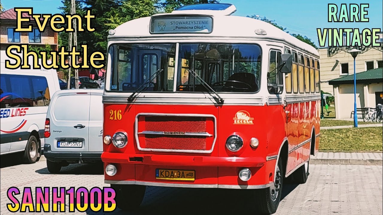 *Rare & Vintage* SAN H100B 216 - Event Shuttle - Dąbrowa Tar. Pool - Rynek - Dąbrowa Tar. Pool