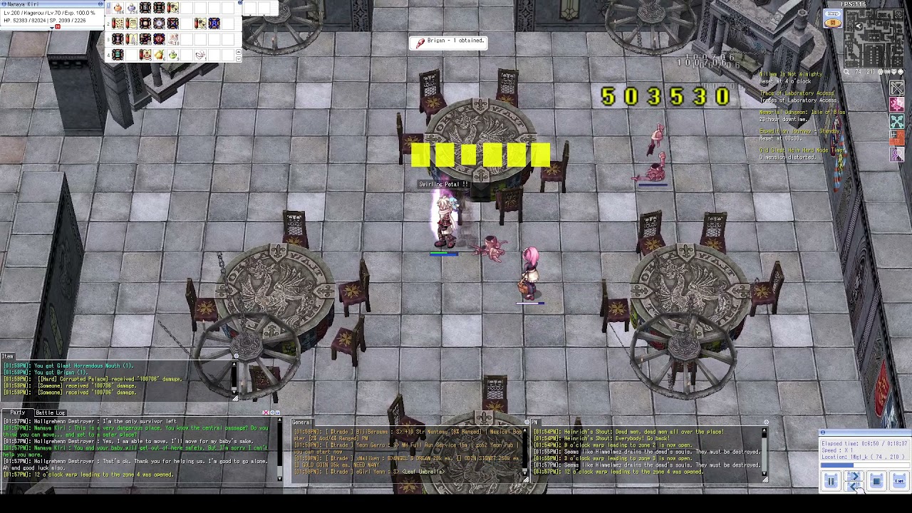 [NovaRO] Kagerou OGH Hard Full Run Solo