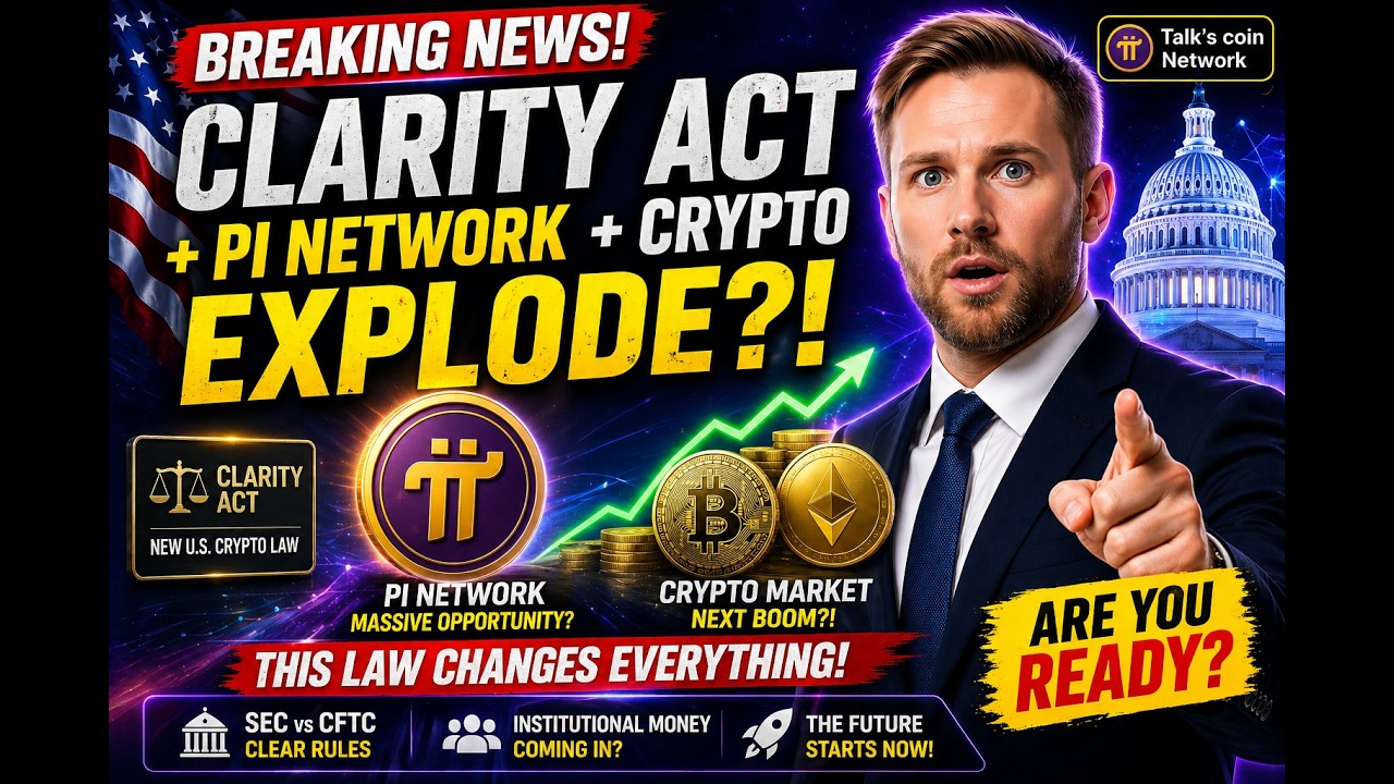 CLARITY ACT SHOCK 🚨 Pi Network + Crypto About To EXPLODE?!