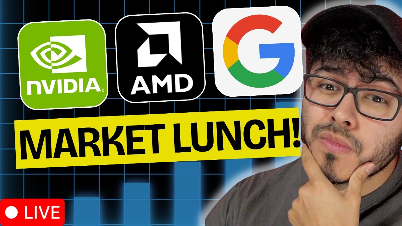 AI STOCKS RALLY CRWV NVDA AMD| MARKET LUNCH