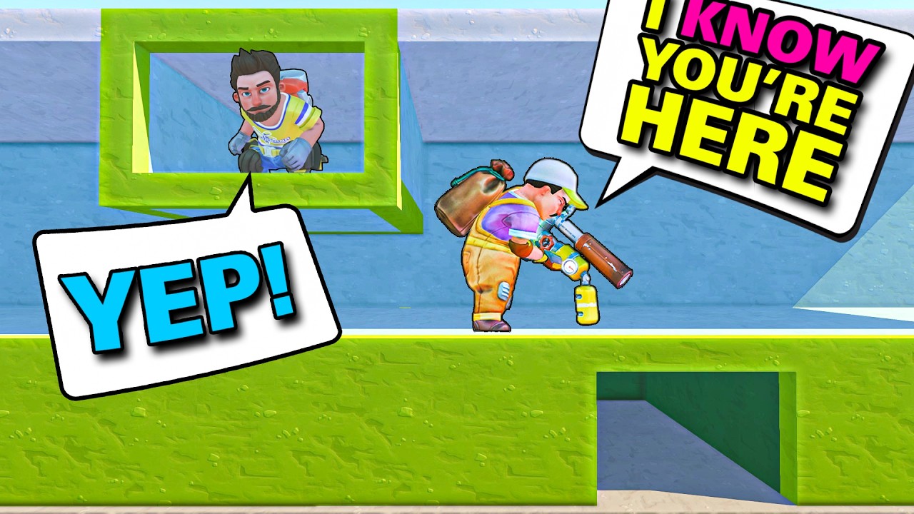 DECEIVING My Friend in TINY Hide And Seek! (Scrap Mechanic Multiplayer Someday)