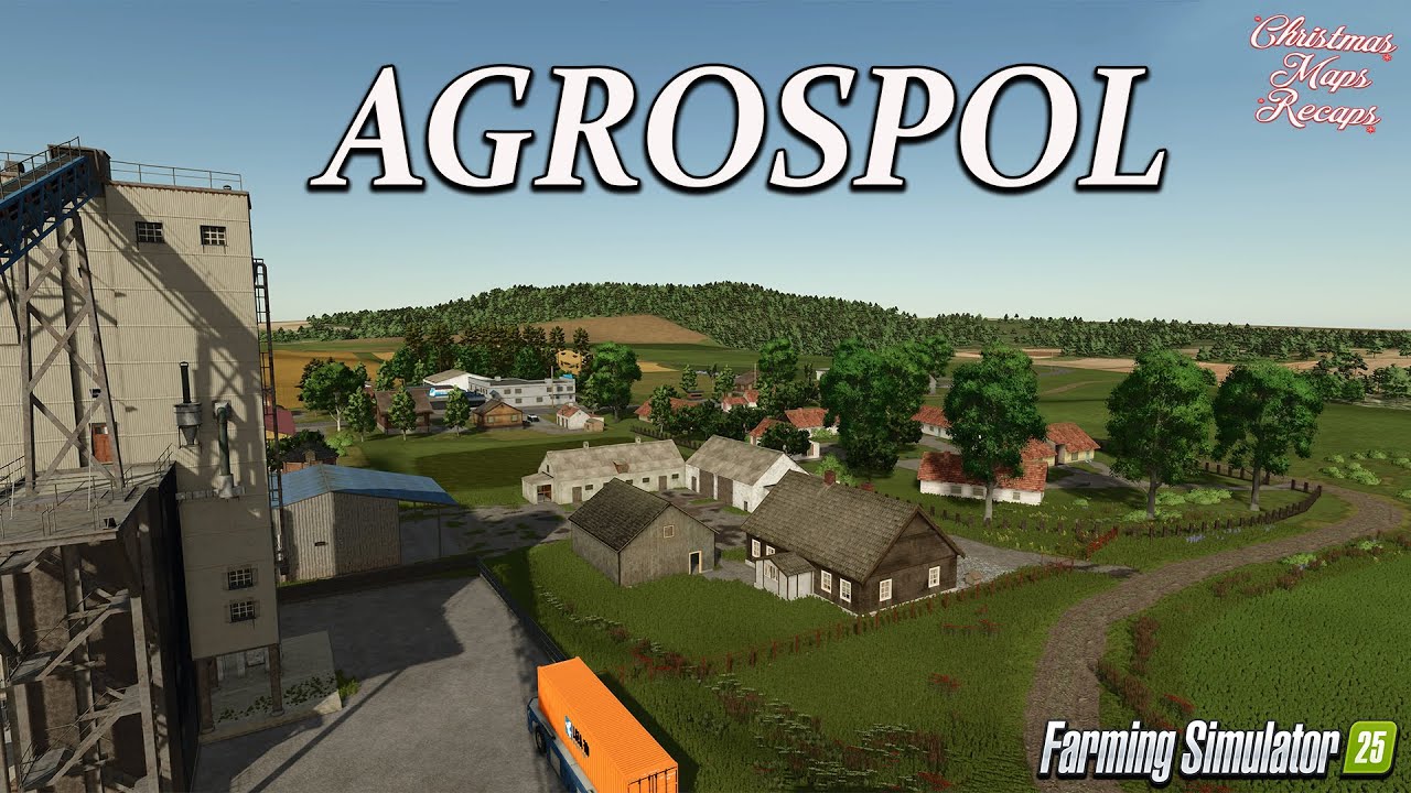 AGROSPOL?! &lsquo;XMAS MAPS&rsquo; MOD MAP! (TOUR/REVIEW!) Farming Simulator 25