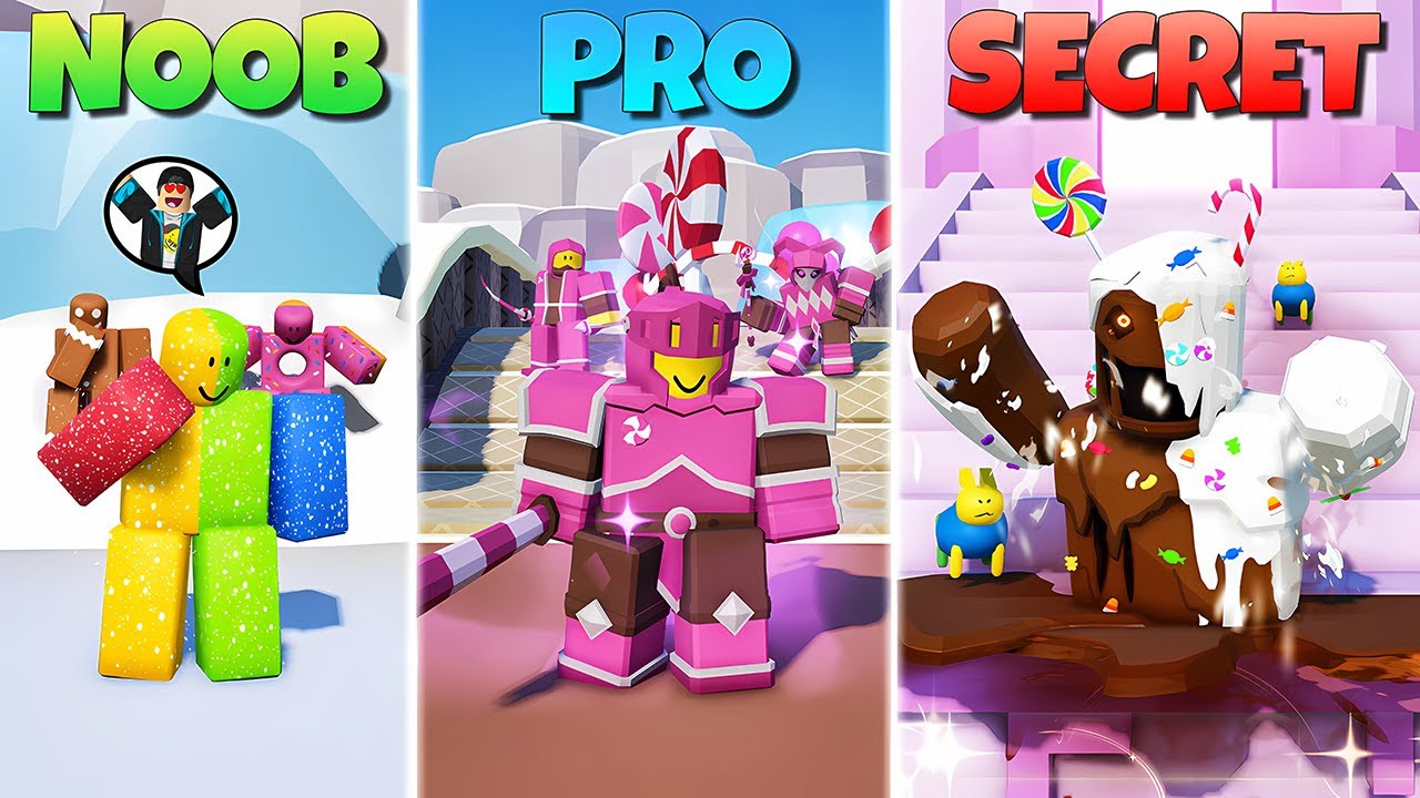 AMAZING!! Dunia CANDYLAND & Hancurkan ABOMINATION Mythical 🍰🎂🍰 | Find The Noobies Morphs Indonesia