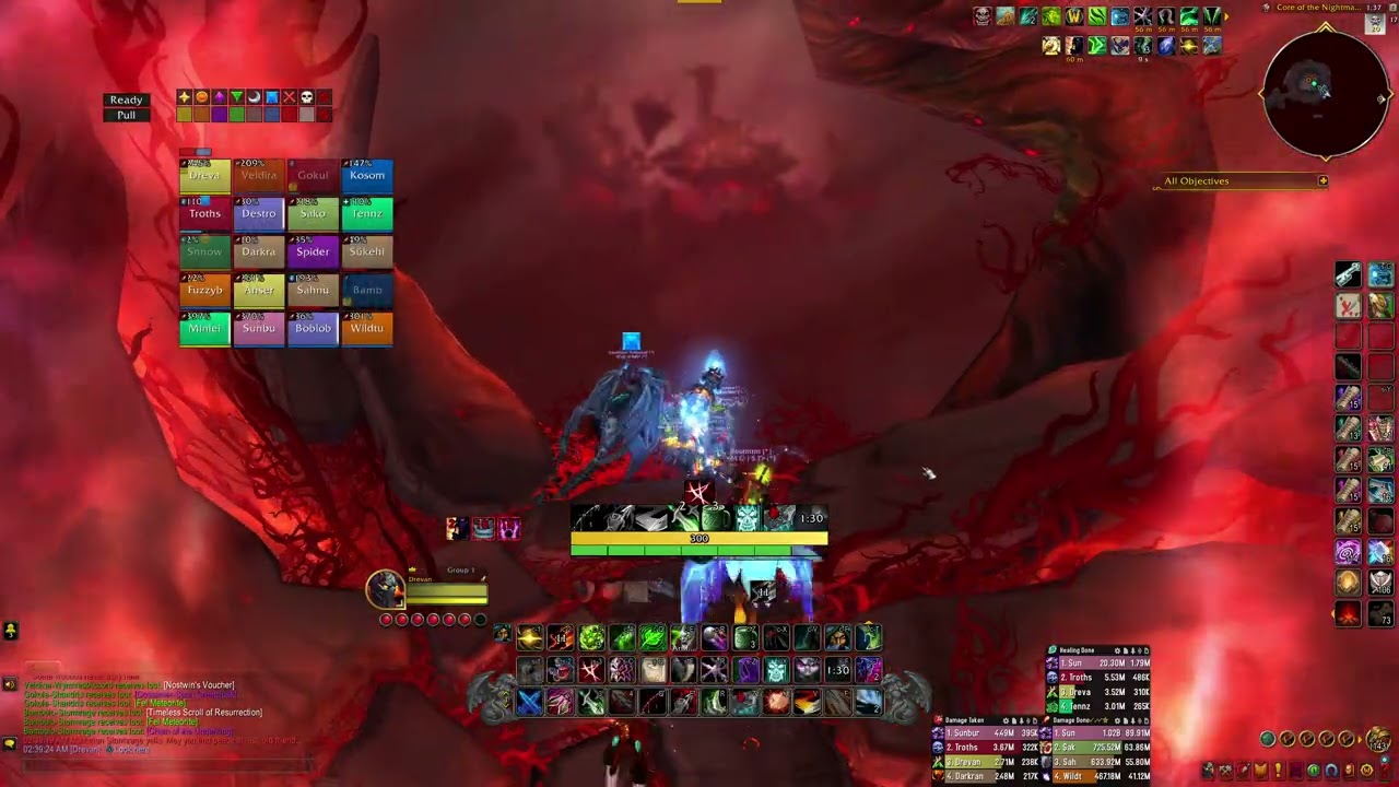 Legion Remix: Emerald Nightmare Raid | mythic | w/addons | no commentary