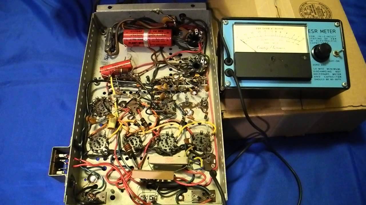 Packard Bell SET 3 Channel Amp Cap Test With Original Bias Cap Compared to New 0689