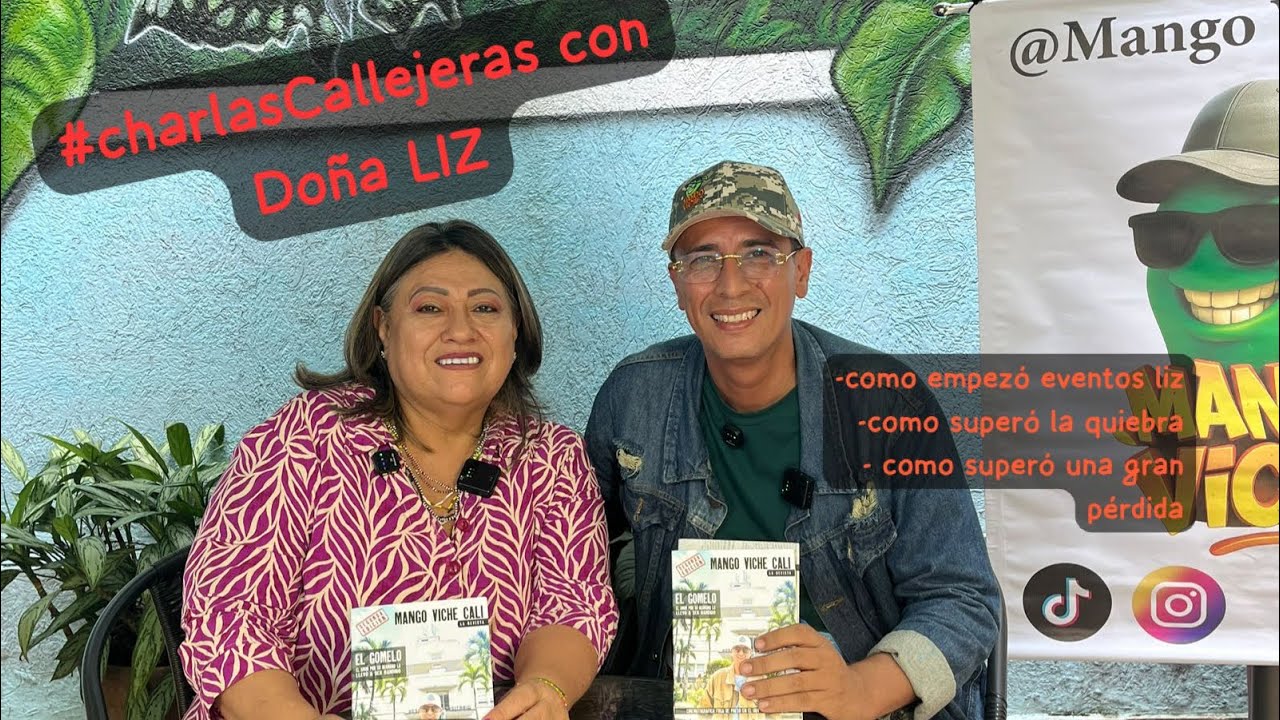 #charlasCallejeras con doña LIZ la dueña y creadora de #eventosLiz 