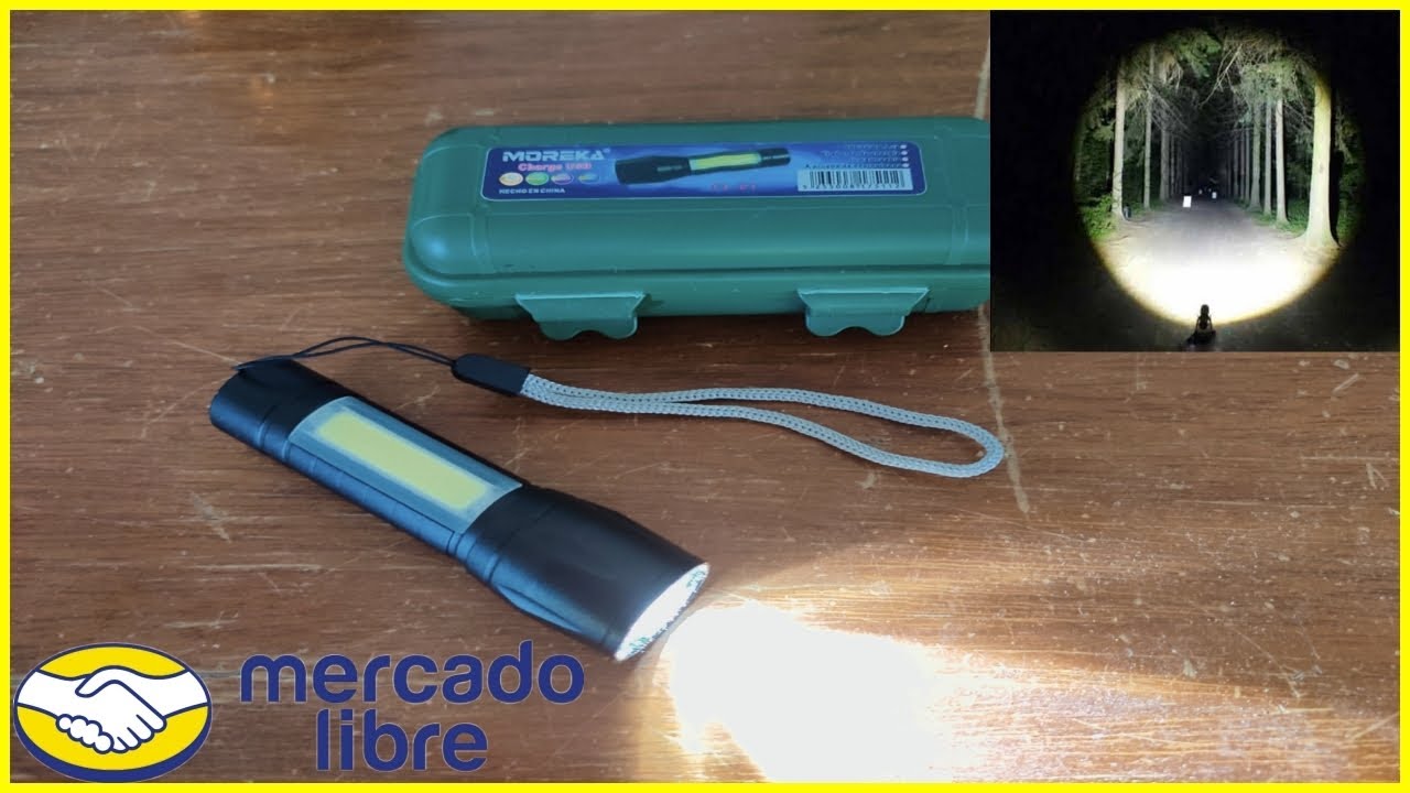 MINI LINTERNA ECONÓMICA MOREKA FL-01 Mercado libre, Amazon, Aliexpress. #camping #linterna #amazon