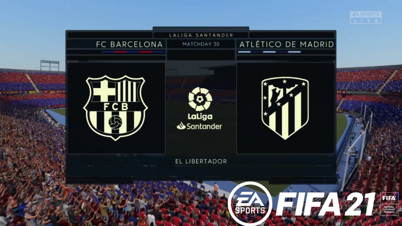 FC Barcelona vs Atletico Madrid - FIFA 21 (La Liga)