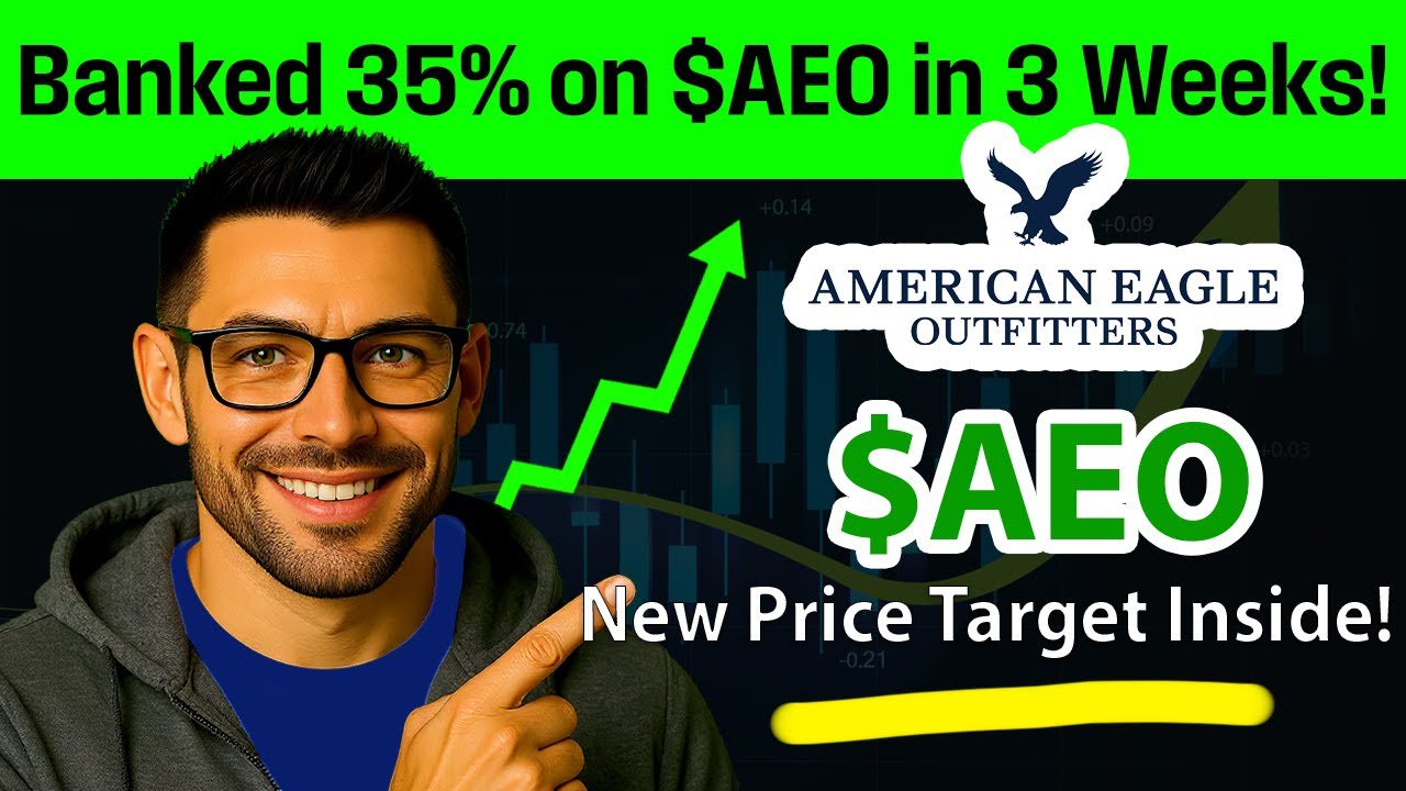 🔥 AEO Stock Explodes As Predicted - Banked 35% | Next Target $23?! | Swing Trade Breakdown & Level