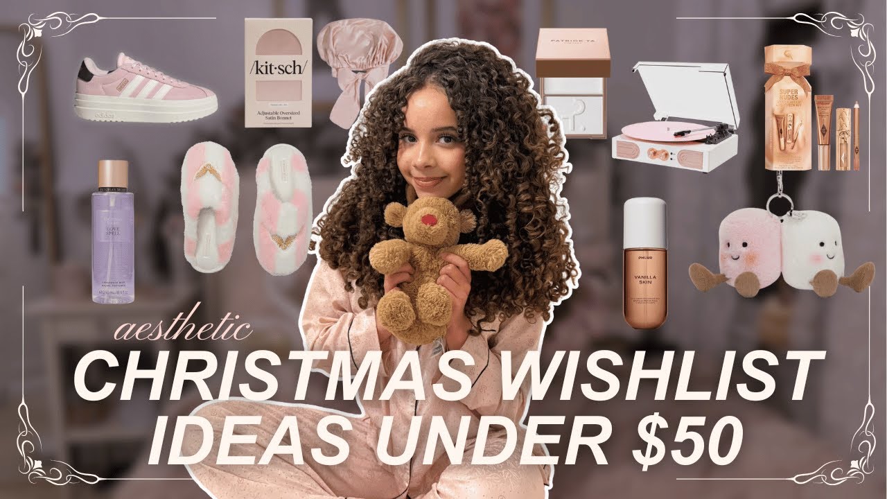 CHRISTMAS WISHLIST IDEAS UNDER $50 🩷 plus angel tree shopping VLOG & HAUL 🎄✨❄️ vlogmas ep4