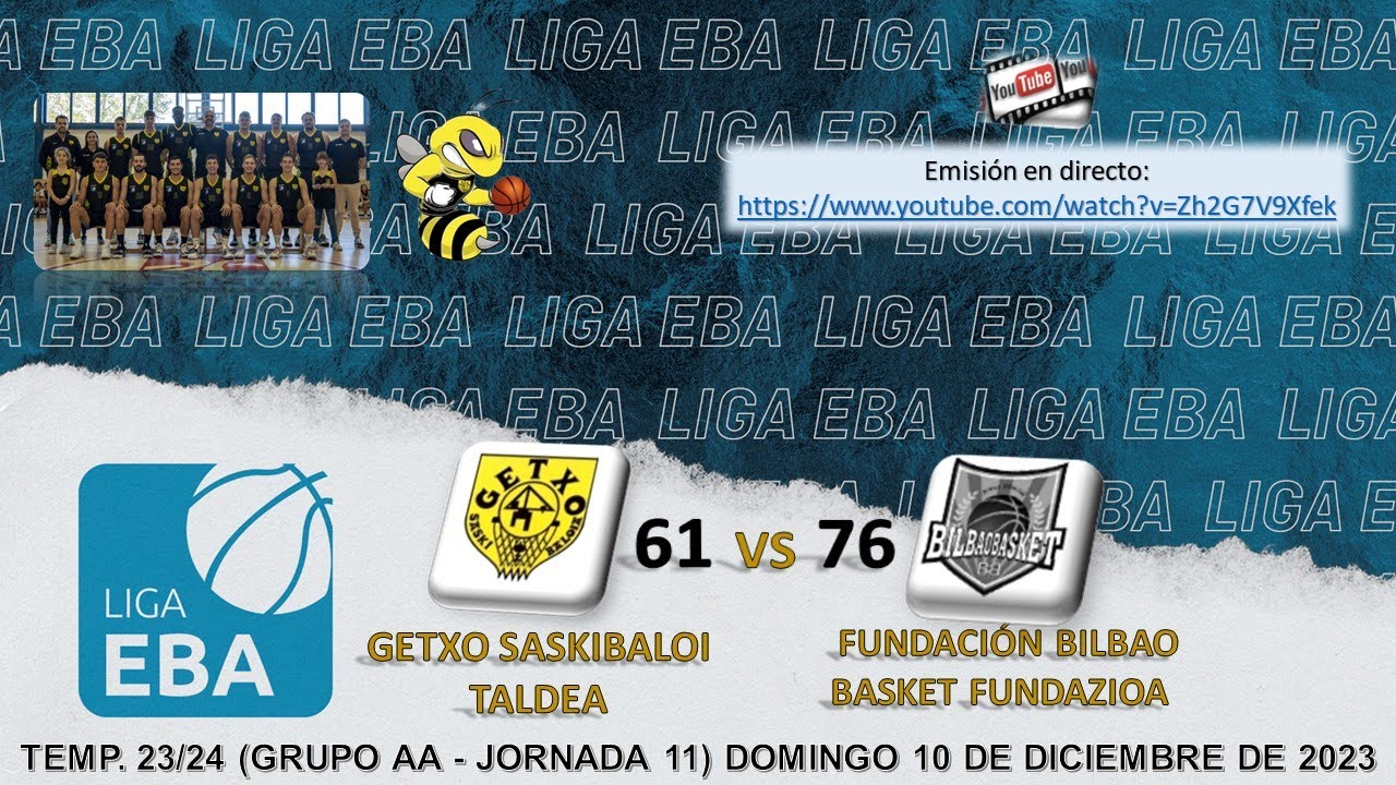 GETXO SASKIBALOI TALDEA 🆚 FUNDACIÓN BILBAO BASKET FUNDAZIOA