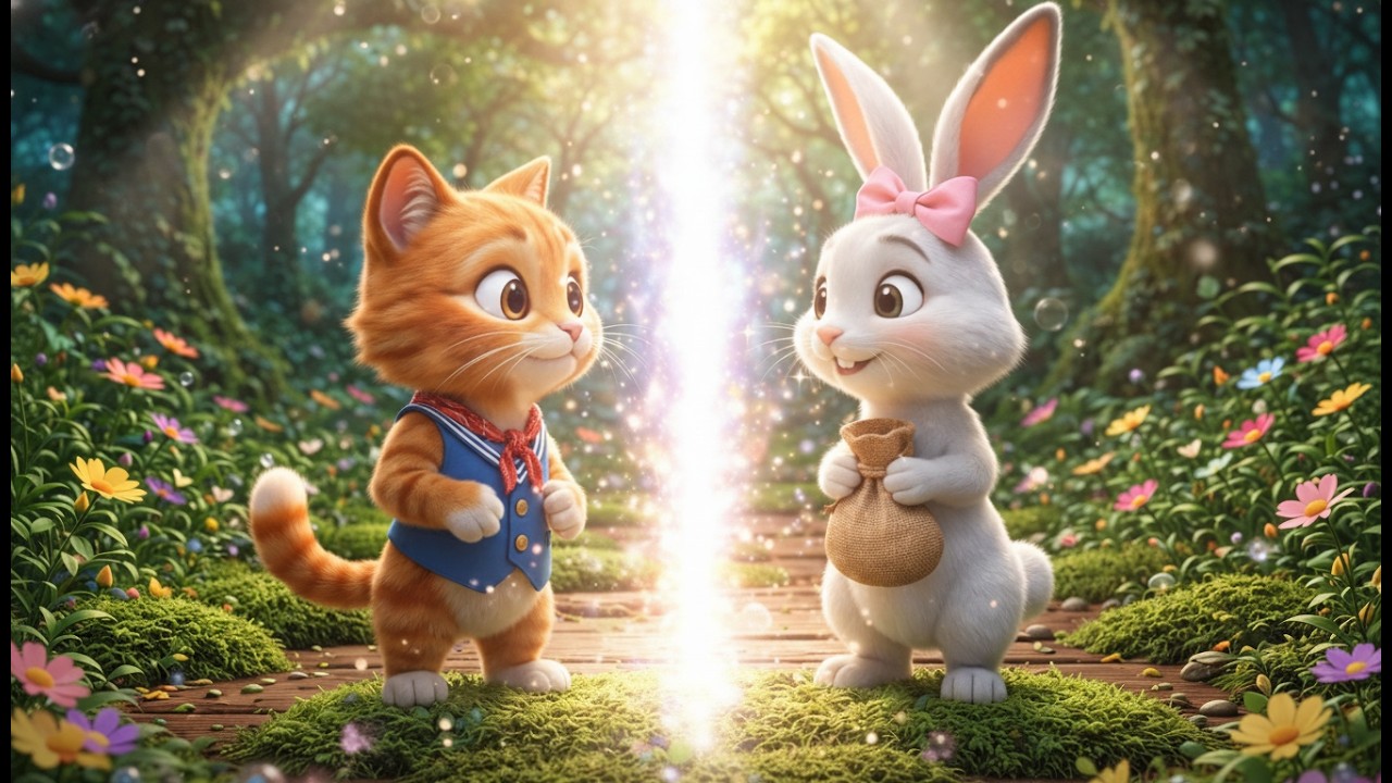 Tiny Cat Saves the Forest 🌿 | Heartwarming Bedtime Story for Kids