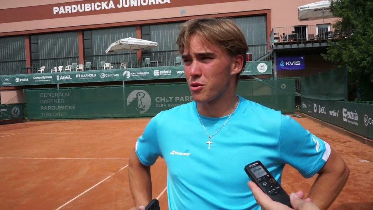 Denis Peták po prohře ve finále | Pardubická juniorka 2024
