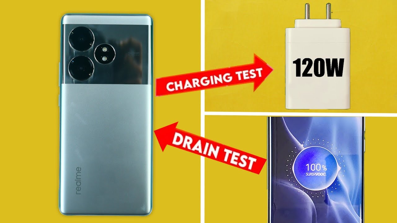 Realme GT 6T Battery Drain Test 100% to 0% || Realme GT 6T Charging Test 0% to 100%