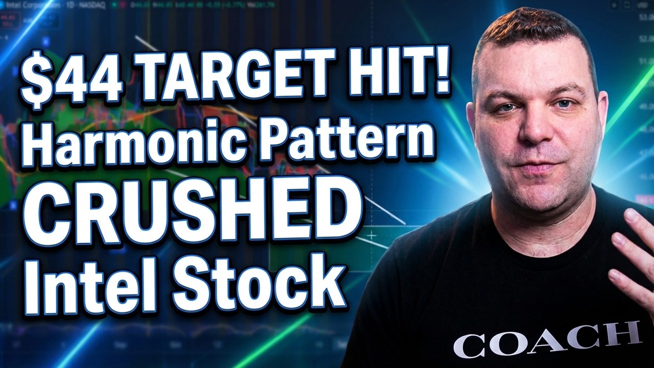 Harmonic Pattern CRUSHES Intel Stock | $44 Target Hit