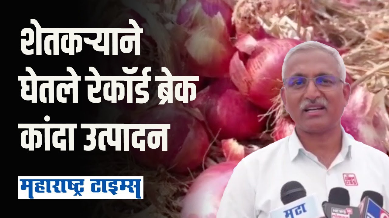 नाद खुळा! कांद्याचे एकरी उत्पादन पाहून थेट कुलगुरुच पोहोचले बांधावर | Maharashtra Times
