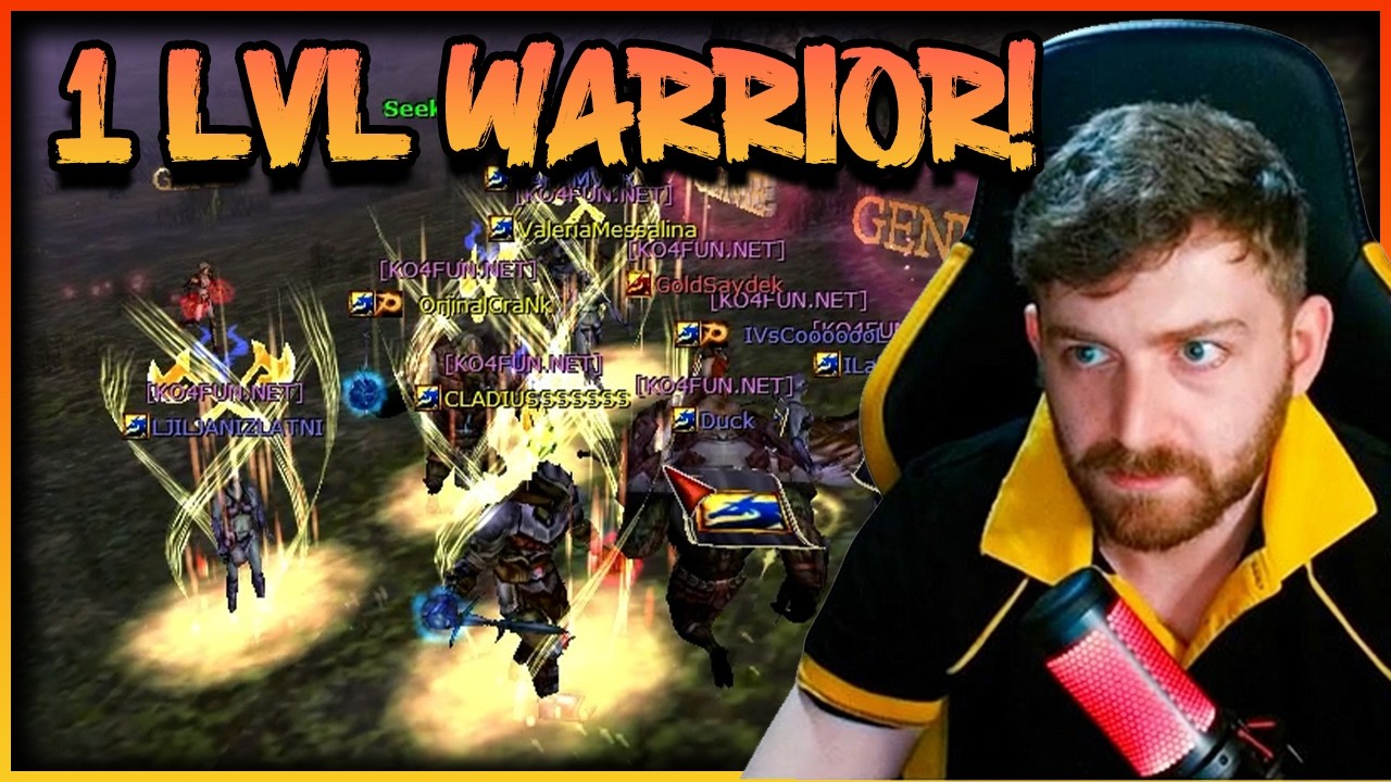 1 LvL WARRIOR BAŞLANGI&Ccedil; : TAŞ SOPALARLA PK İŞİ