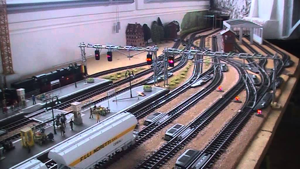 marklin modelbaan osc treinverkeer in het station