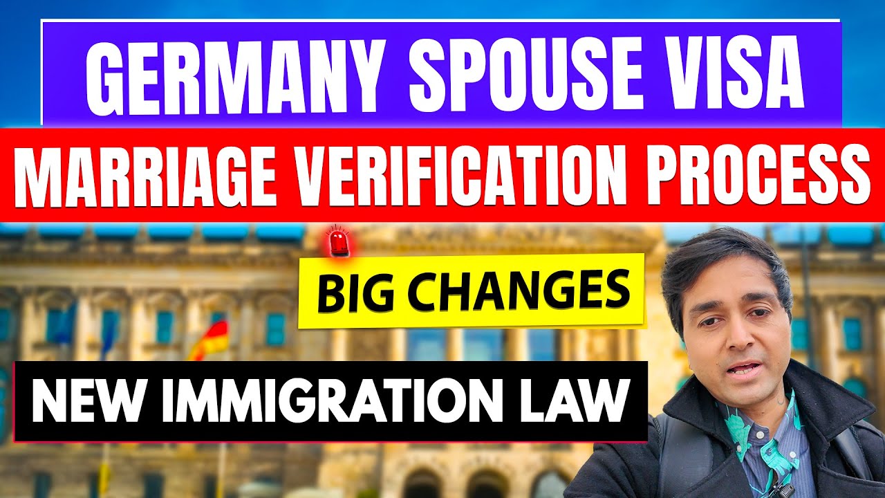 Germany Spouse Visa Marriage Verification step by Step Process 2025 | Family Reunion Visa |Dependent