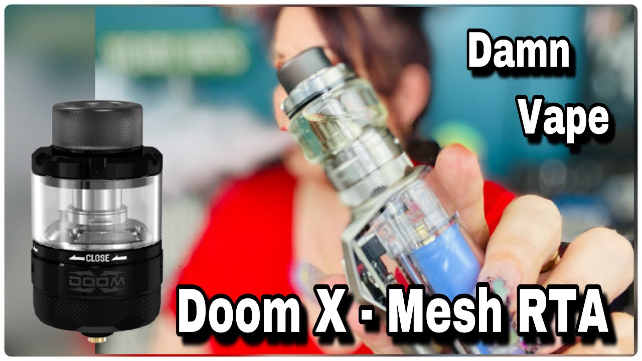 Mesh & 8ml capacity | Doom X RTA by Damn Vape