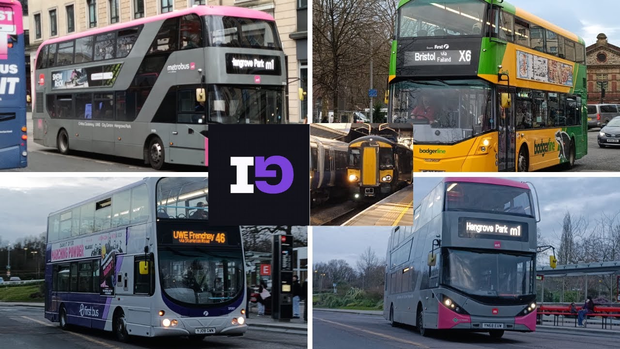 Buses in Bristol (Cabot Circus, The Centre, UWE) /w @Axe_Rides_Transport