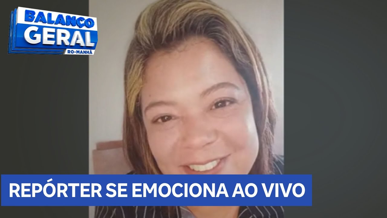 Repórter se emociona ao vivo ao descobrir morte de amigo