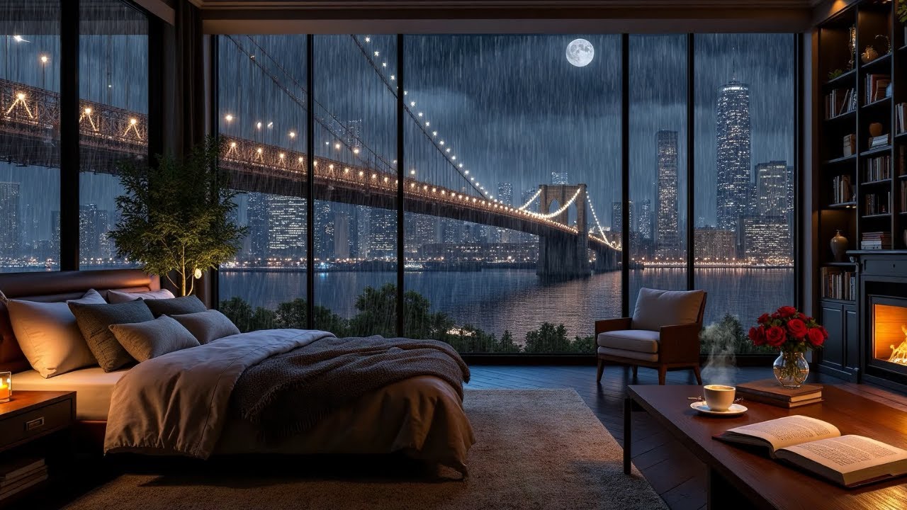 Soothing Piano and Rain Soundscape for Sleep – Calm the Mind, Relax the Body Naturally