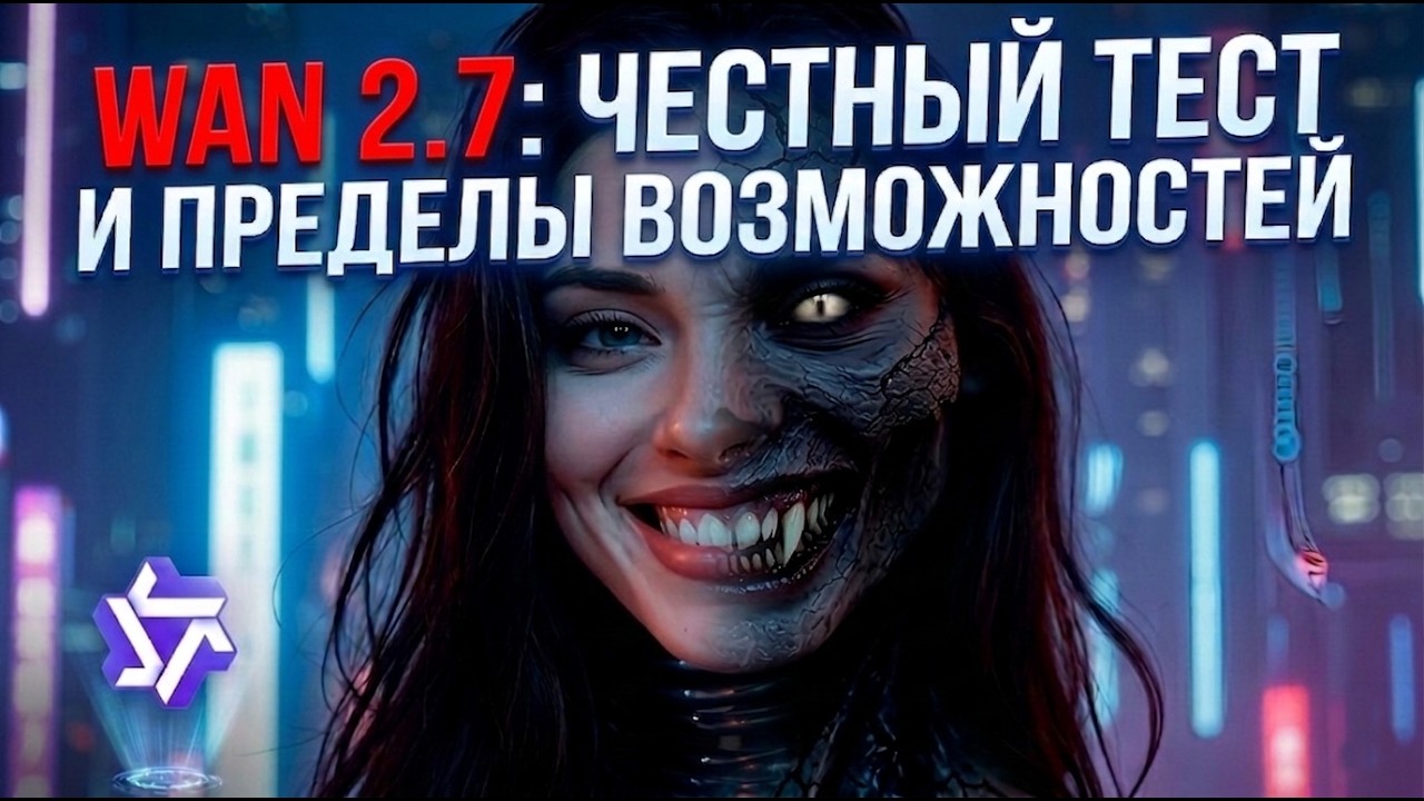 Жёсткий тест AI Wan 2.7: На что РЕАЛЬНО способна обновлённая версия видео-нейросети?