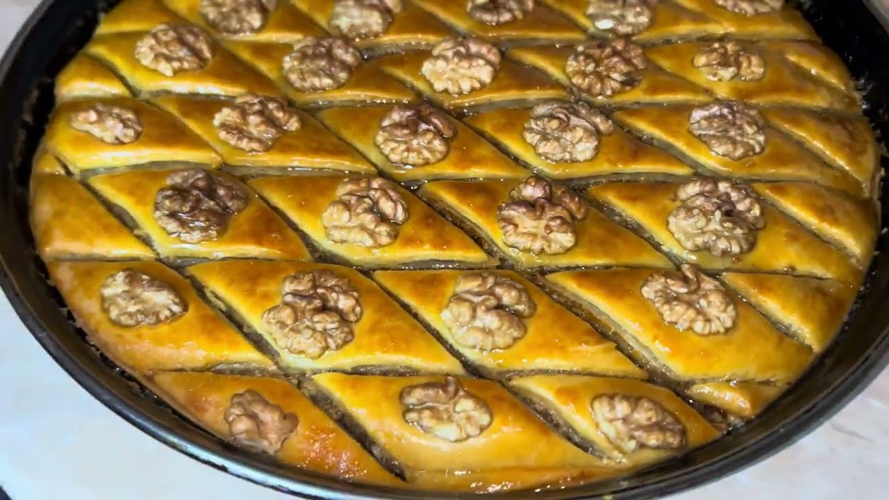 BÜTÜN XIRDALIQLARI İLƏ QOZLU PAXLAVANIN HAZIRLANMASI 💯 PAXLAVA RESEPTİ 