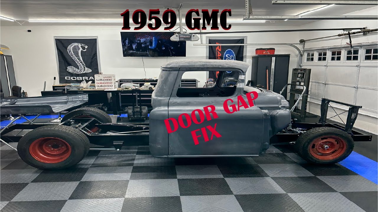 1959 GMC Truck Build. Door gap alignment how to.
