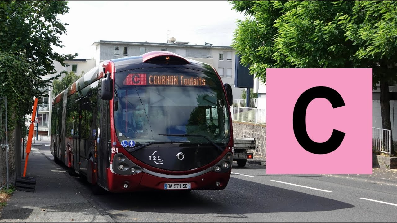 Irisbus Crealis Neo 18 N°824 - Ligne C entre Alexandre Varenne et Tamaris - T2C - Clermont-Ferrand