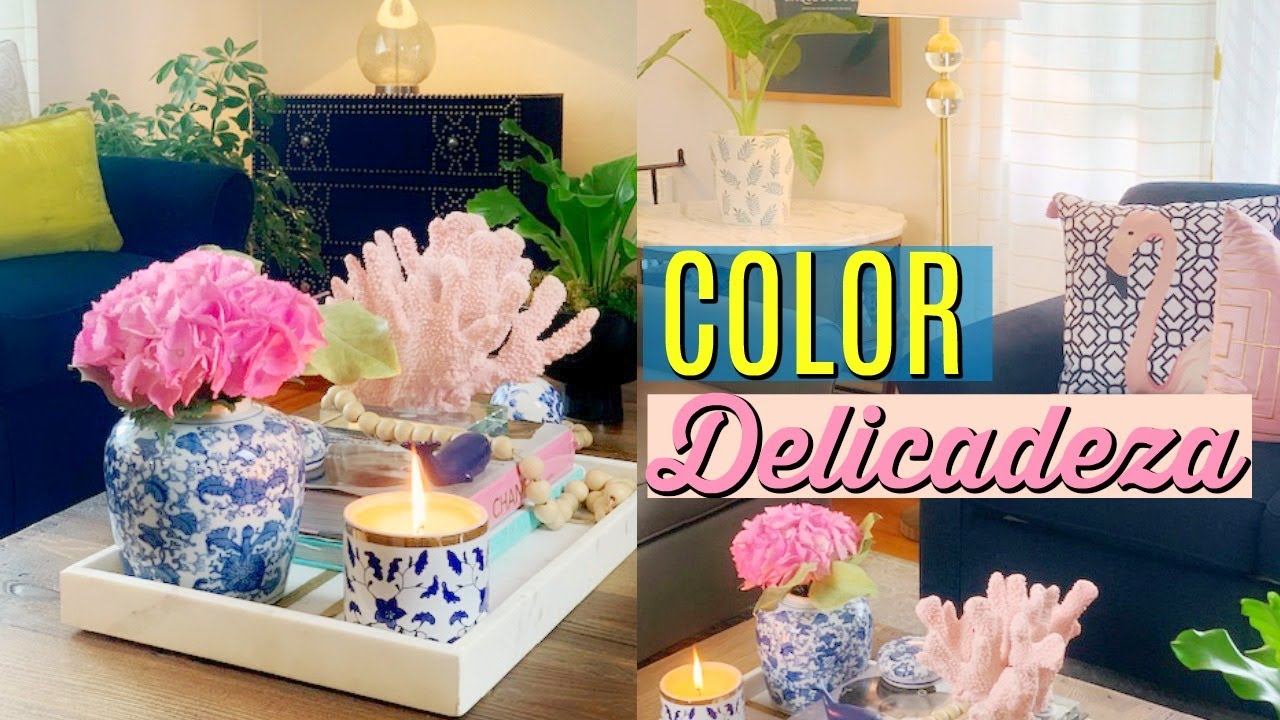 IDEAS PARA DECORAR LA SALA EN VERANO, Colocando cortinas nuevas ! Decorando COLORIDO Y DELICADO