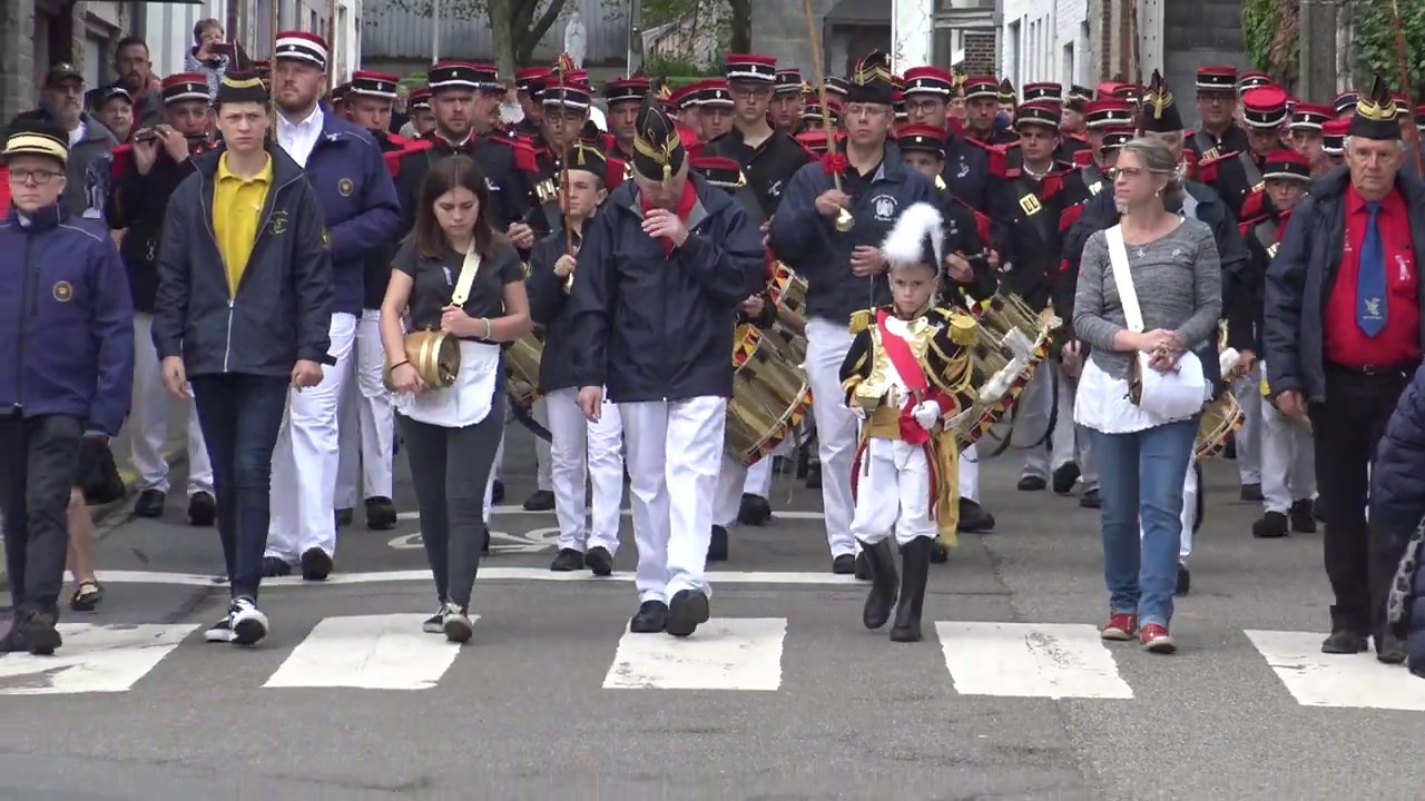 Concentration de tambours et fifres 2019 2 Florennes pour Destination à la vie et pour José Paquier