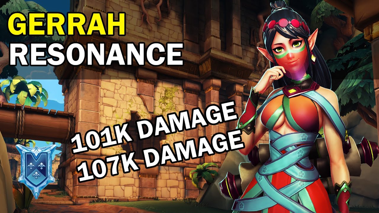 101K Damage 107K Healing gerrah Ying Paladins Competitive (Pro Player) RESONANCE